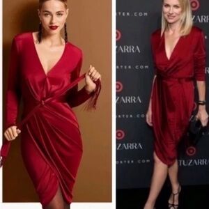 NWT Altuzerra Wine Red Wrap Dress